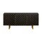 Armen Living Monaco Rectangular Black Wood Sideboard with Antique Brass Accent LCMOBUBL - alternate 7